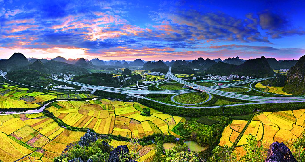 桂林山水，广西风光诗意盎然